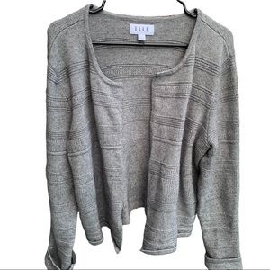 Elle Women’s Gray Cardigan Sweater. Size L